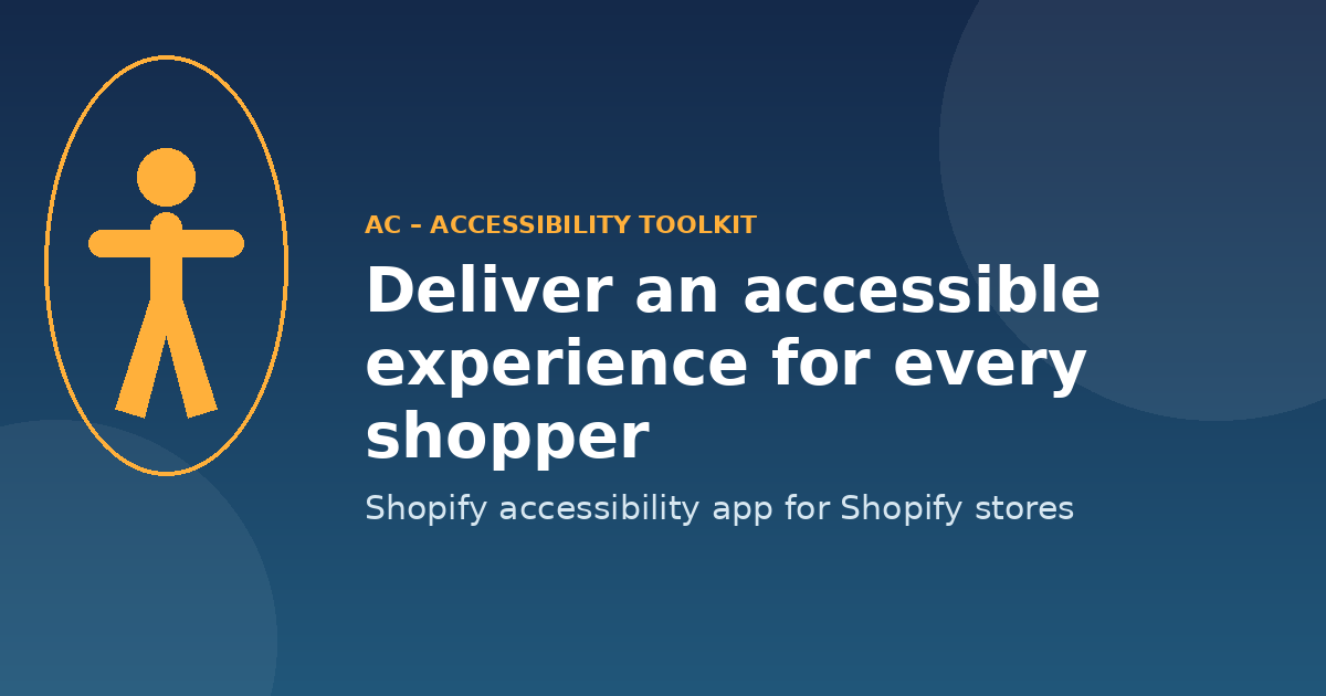 AC ‑ Accessibility Toolkit for Shopify