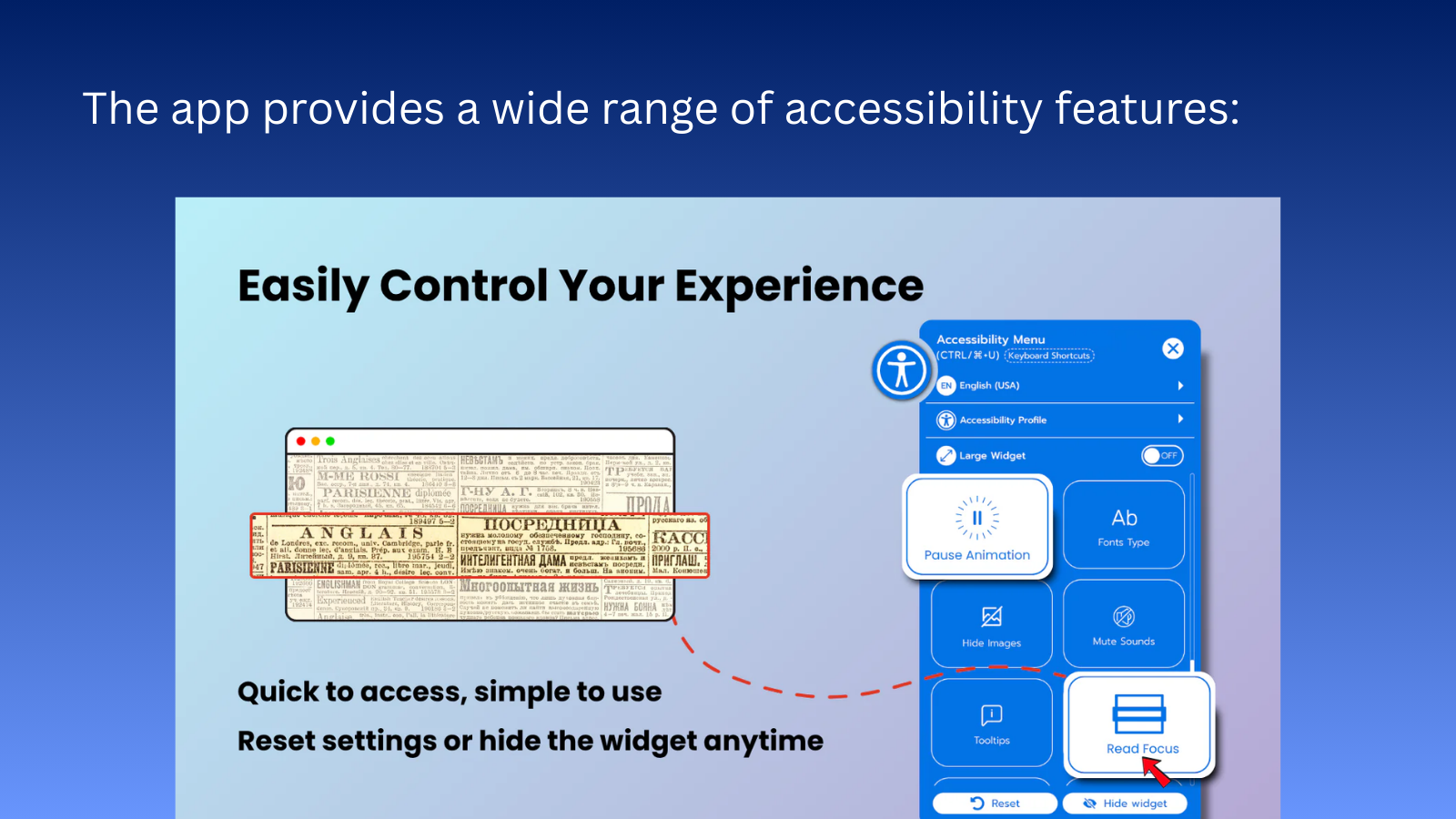 AC ‑ Accessibility Toolkit App