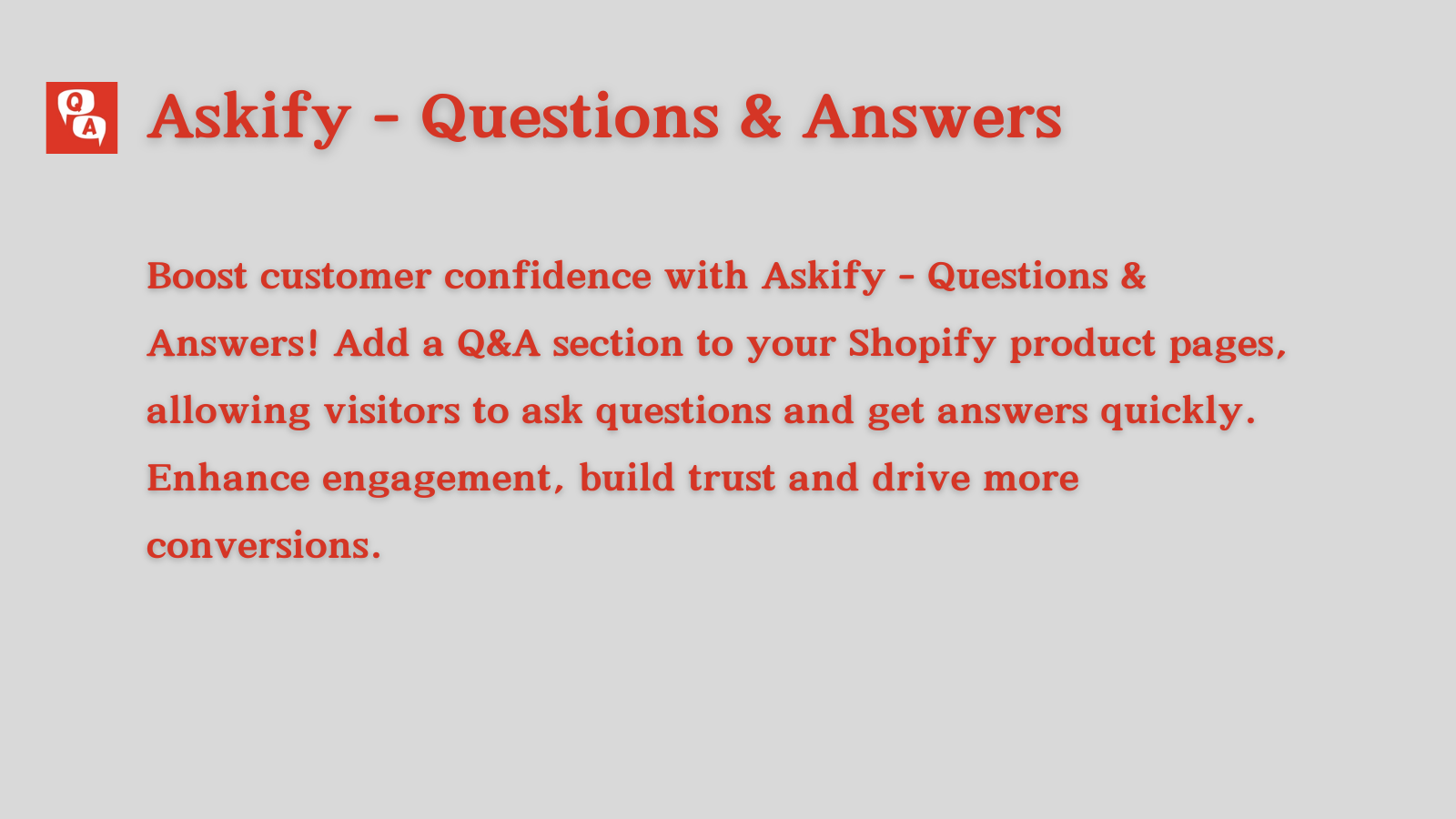 Askify ‑ Questions &amp; Answers App