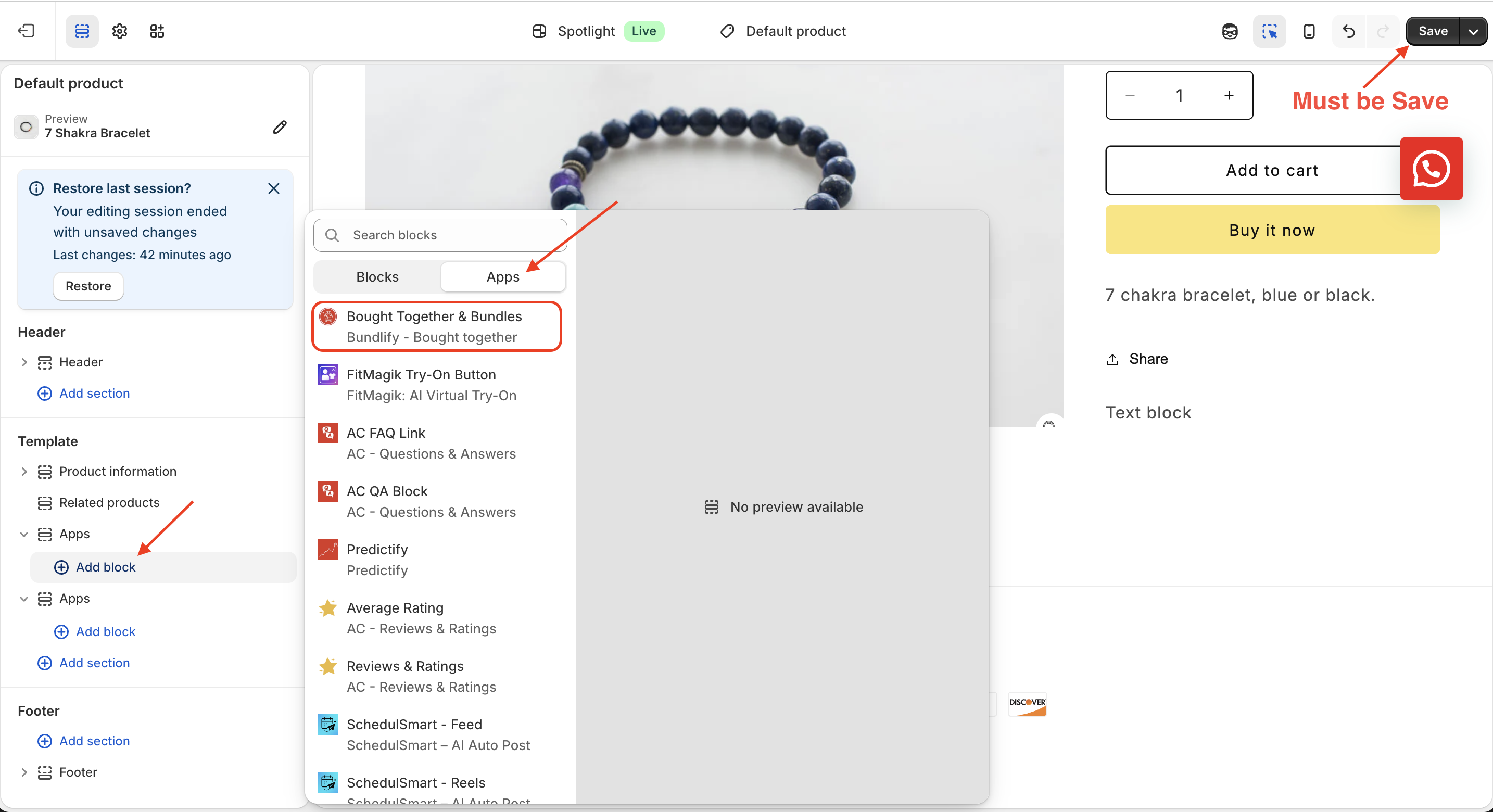 Frequently bought together setup 3