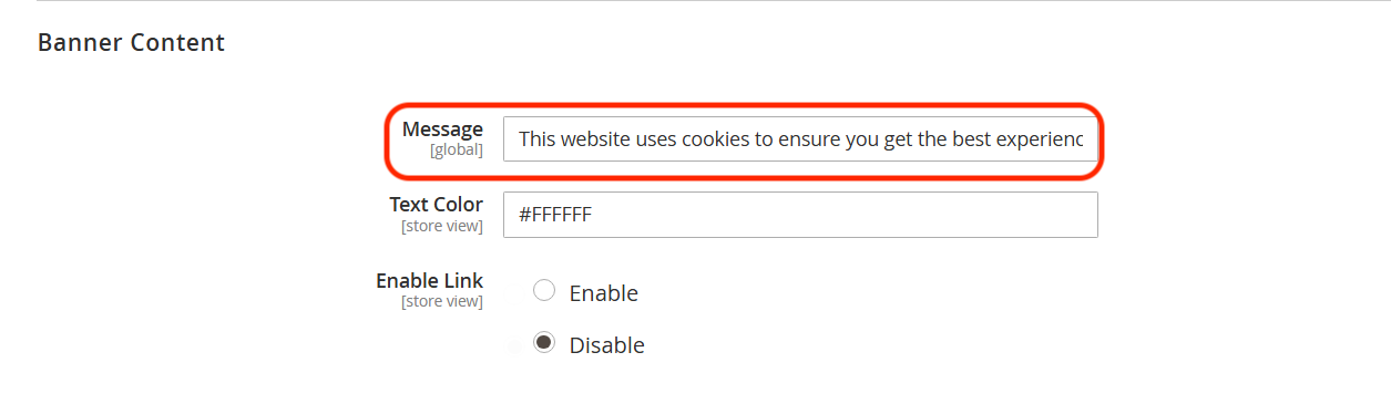 link to the message in the Cookiefy