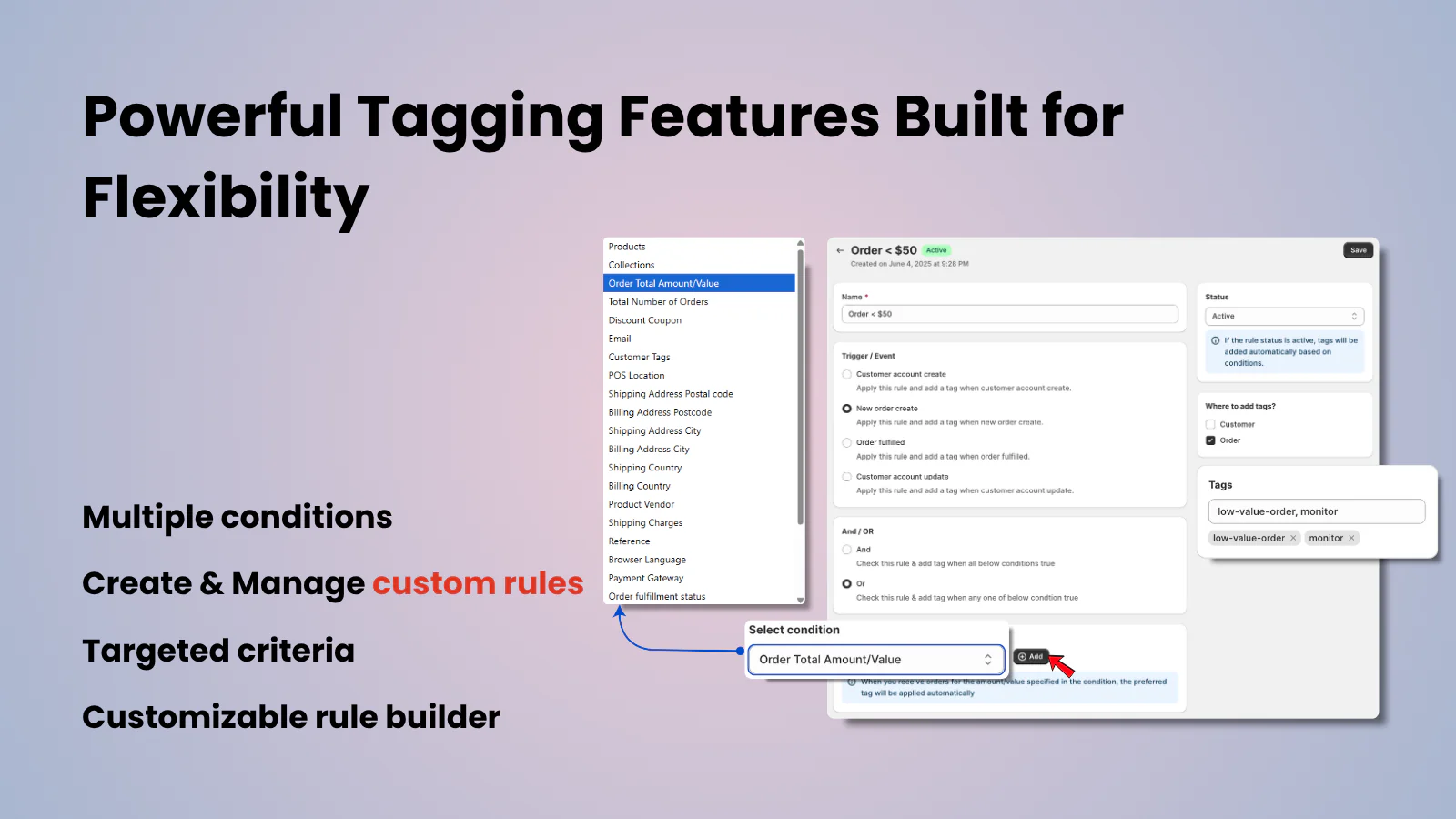 Taggify ‑ Customer & Orders App