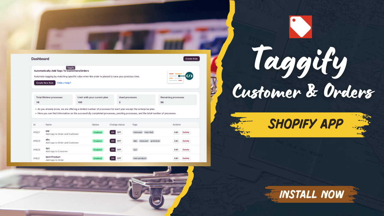 Taggify ‑ Customer &amp; Orders App